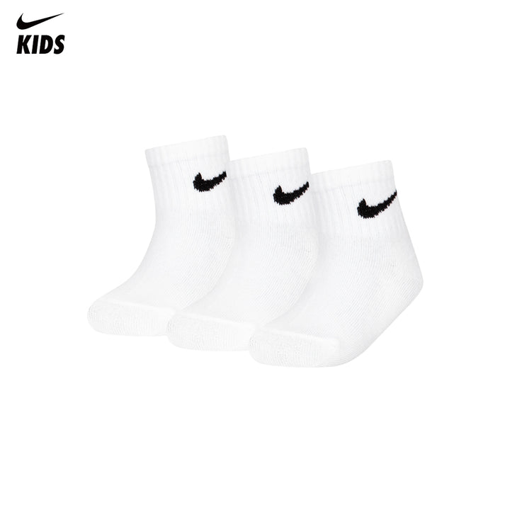 Nike 3-Pack Core Swoosh Non-Slip Grip Ankle Socks (Infant)