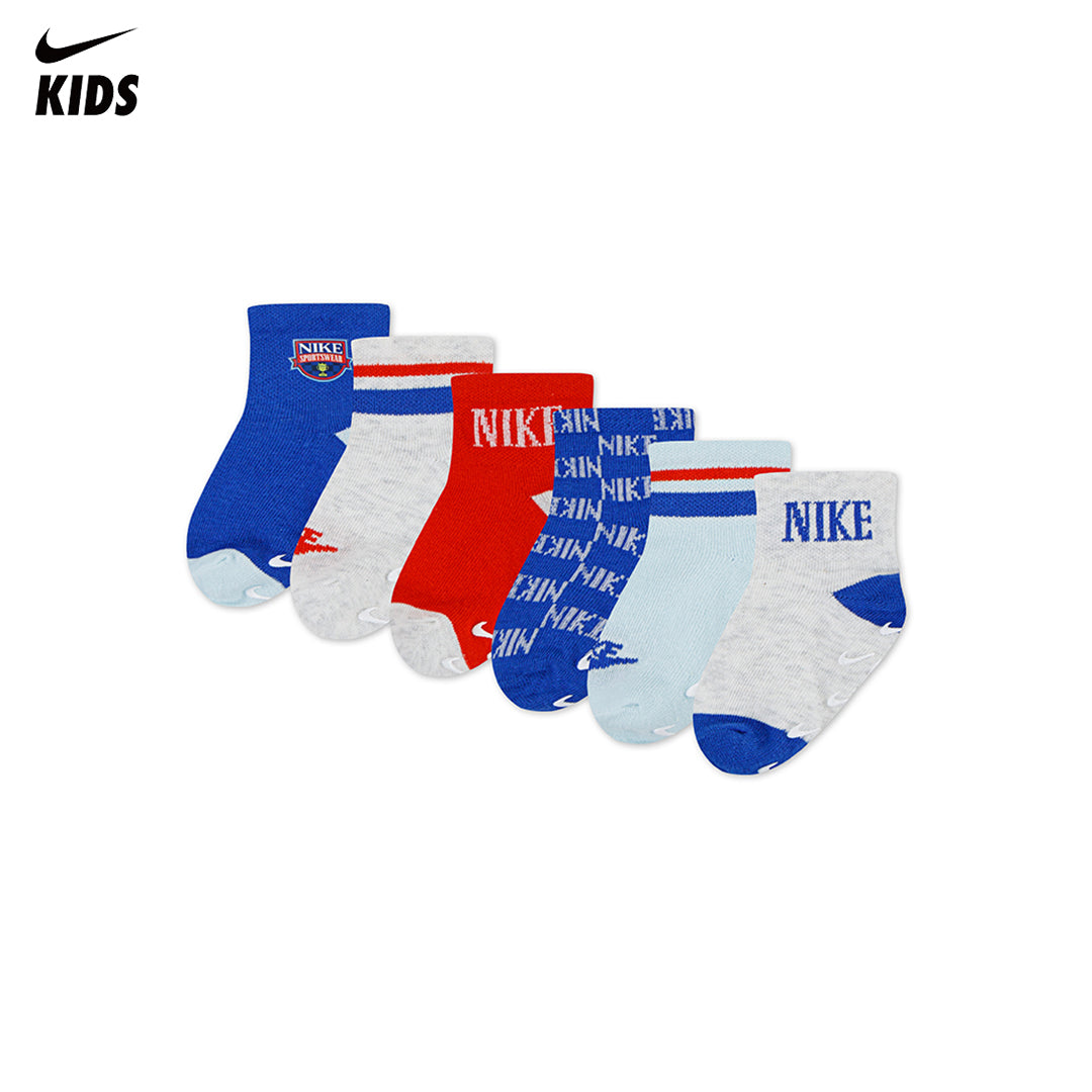 Nike 6-Pack Ace Your Game Non-Slip Grip Ankle Socks (Infant)
