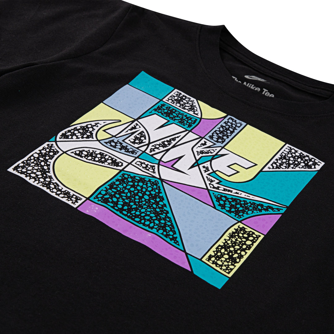 Nike Boys Futura Block Black T-Shirt (Little Kids)