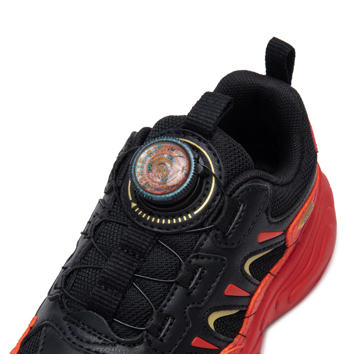 Rookie Chunky Sneaker Black/Red (Little Kids)