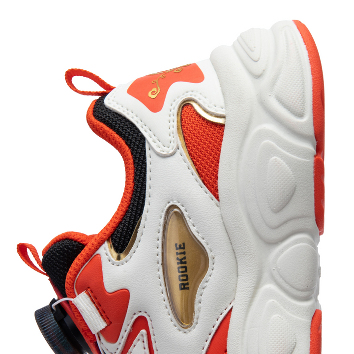 Rookie Chunky Sneaker Off-White/Red (Big Kids)