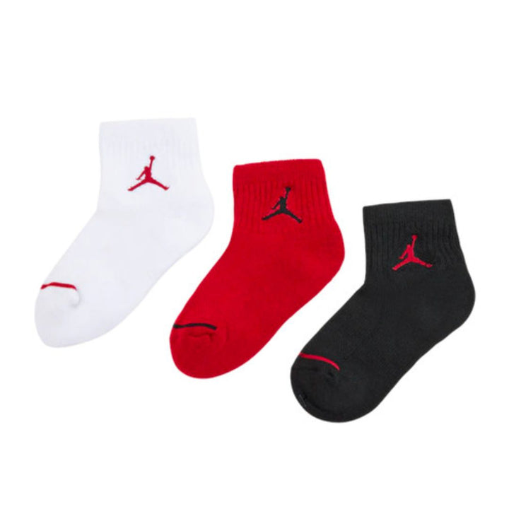 Jordan 3-Pack Jumpman Quarter Ankle Socks (Big Kids)