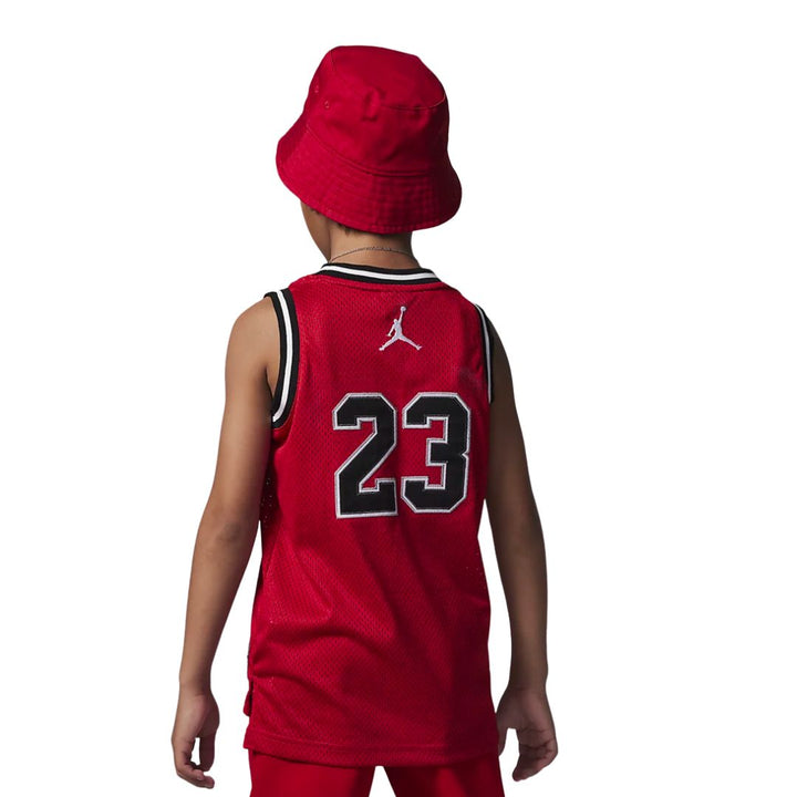 Jordan Boys Signature 23 Red Tank Top Jersey (Little Kids)