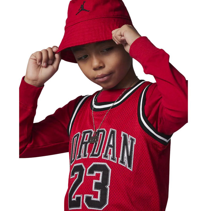 Jordan Boys Signature 23 Red Tank Top Jersey (Little Kids)