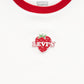 Levi's Original Girls Ribbed Essential T-Shirt (Big Kids)