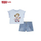 Levi's Girls 2-Piece Sleeveless Top & Pleated Shorts Set (Toddler)