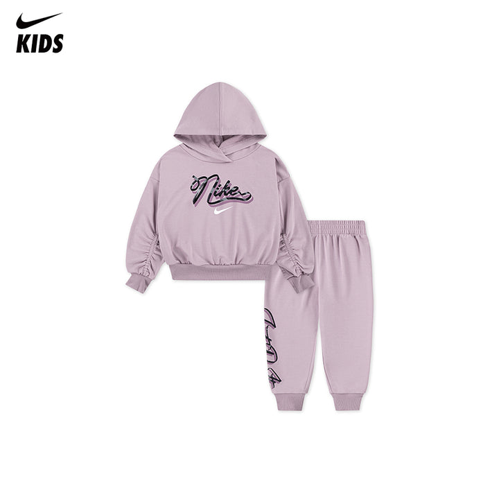 Nike Girls 2-Piece Swoosh on Pointe Pullover Hoodie & Joggers Set (Toddler)