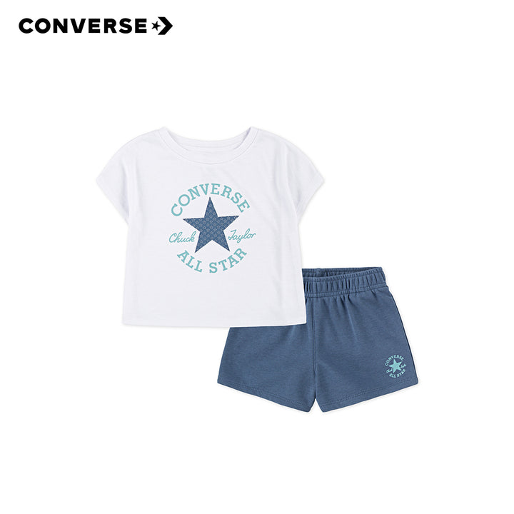 Converse Girls 2-Piece Boxy T-Shirt & Shorts Set (Toddler)