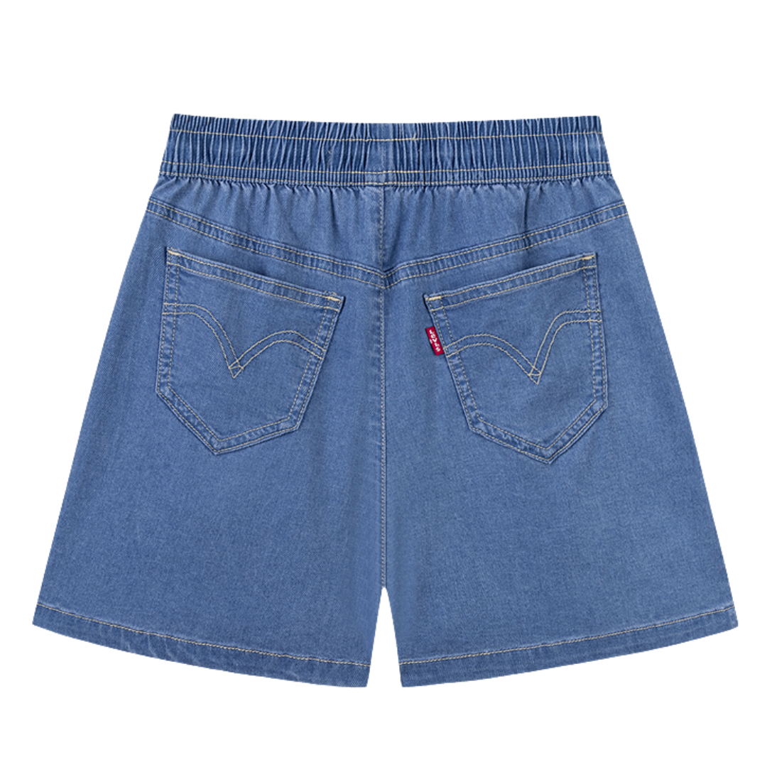 Levi's Girls A-Line Denim Shorts (Little Kids)