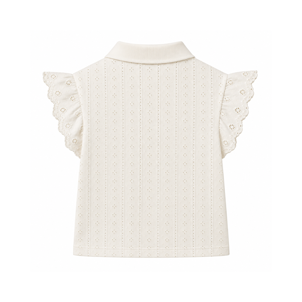 Levi's Girls Eyelet Knit Polo T-shirt (Little Kids)