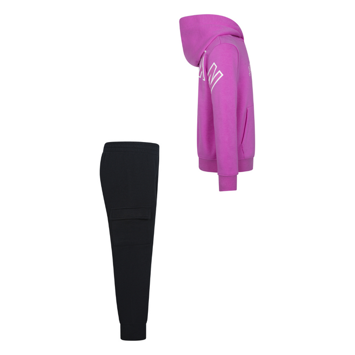 Jordan Girls 2-Piece Y2K Pullover Hoodie & Cargo Pants Set (Little Kids)
