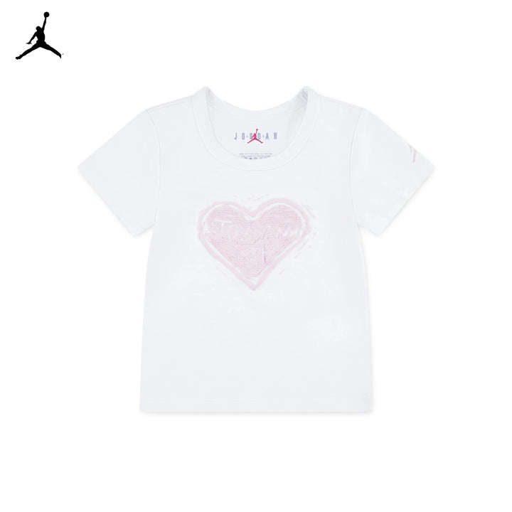 Jordan Girls Etched Wood T-Shirt (Little Kids)