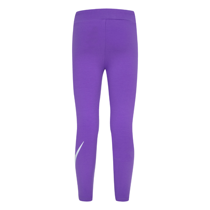 Nike Girls Club HBR High Rise Purple Leggings (Little Kids)