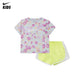 Nike Girls 2-Piece Flow-Ral Color Block Tempo T-Shirt & Shorts Set (Little Kids)