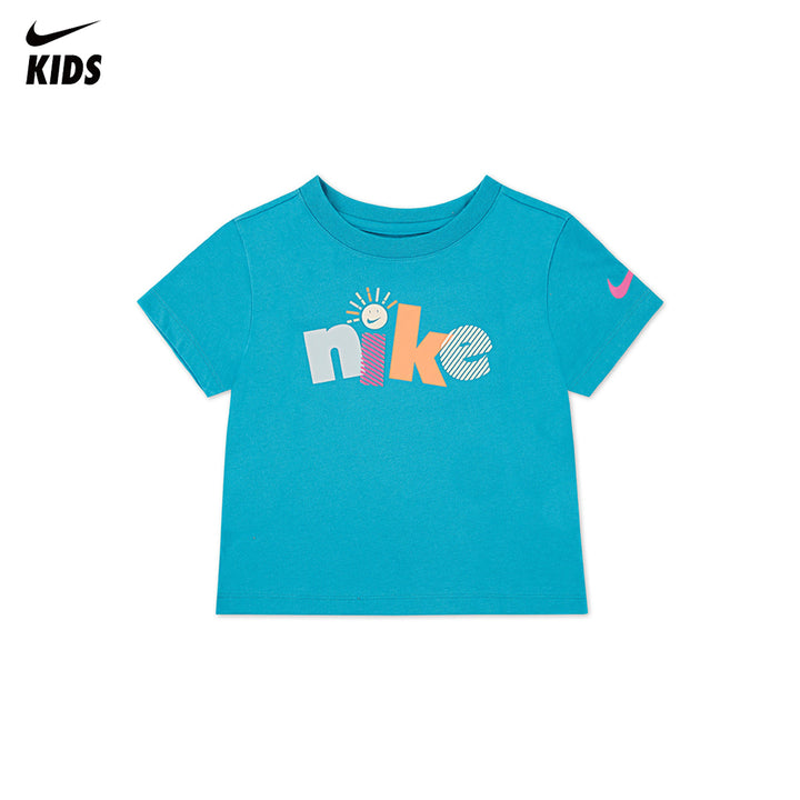 Nike Girls Sunny Swoosh T-Shirt (Little Kids)