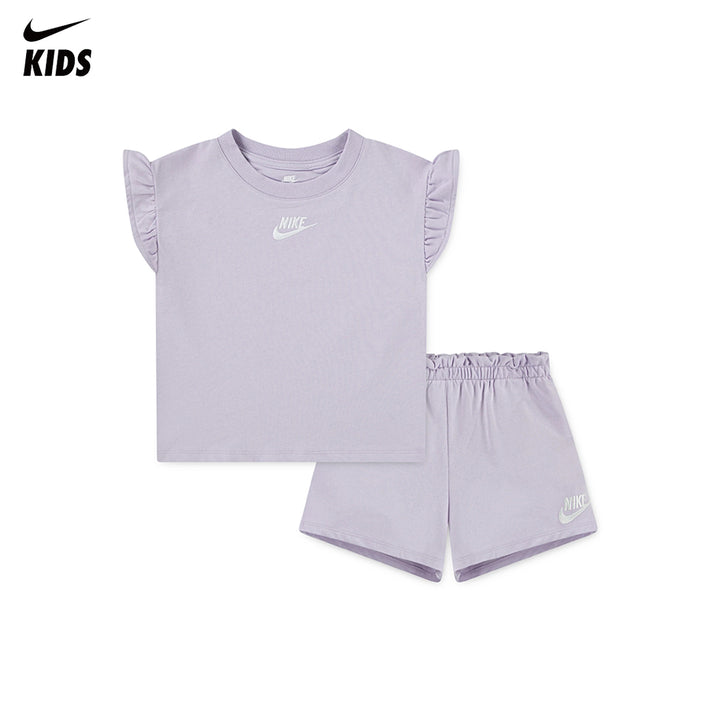 Nike Girls 2-Piece Baby French Terry T-Shirt & Shorts Set (Little Kids)