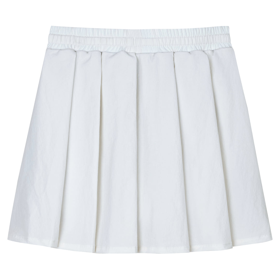 Converse Girls Knee Length White Skirt (Little Kids)
