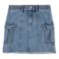 Levi's Cargo Jeans Skirt Gold Country (Little Kids)