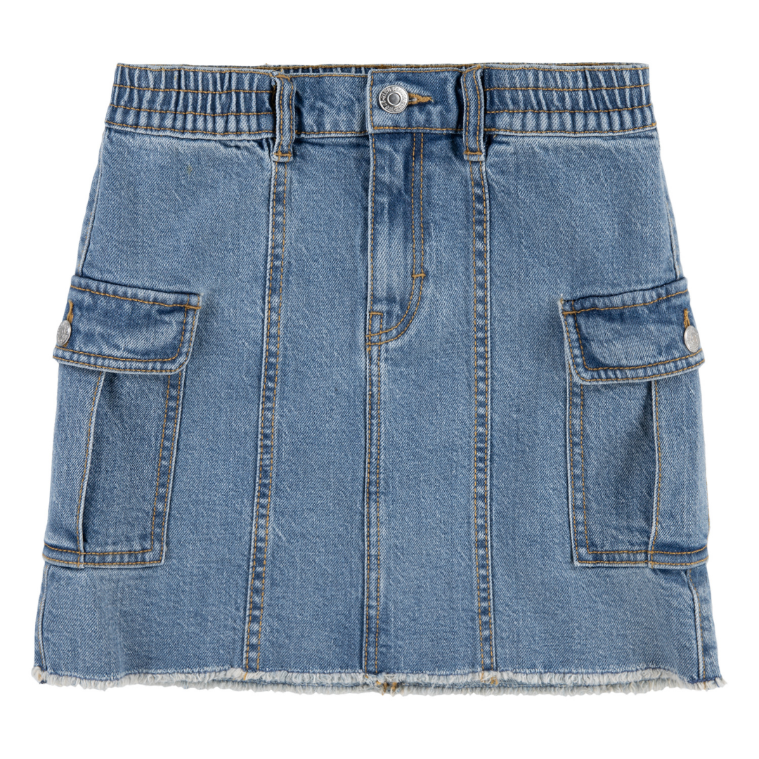 Levi's Cargo Jeans Skirt Gold Country (Little Kids)