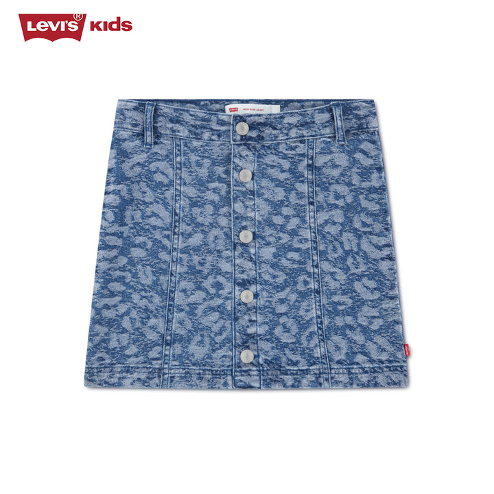 Levi's Girls Jacquard Button Front Skirt (Big Kids)