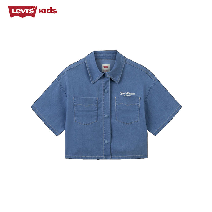 Levi's Loose Denim Shirt (Big Kids)