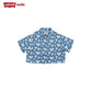 Levi's Original Girls Heart Print Denim Shirt (Big Kids)