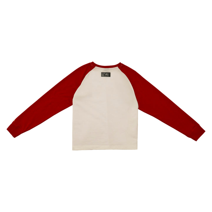 Jordan Girls CNY Collection 23 Red Raglan Long Sleeve T-Shirt (Big Kids)