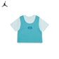 Jordan Girls Training Camp Mesh Overlay T-Shirt (Big Kids)