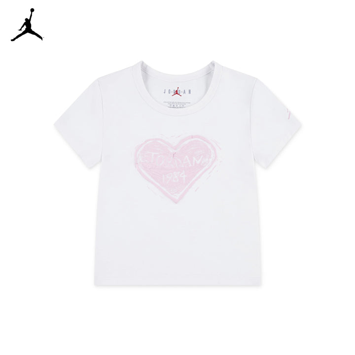 Jordan Girls Etched Wood T-Shirt (Big Kids)