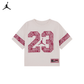 Jordan Girls Flower Lace T-Shirt (Big Kids)