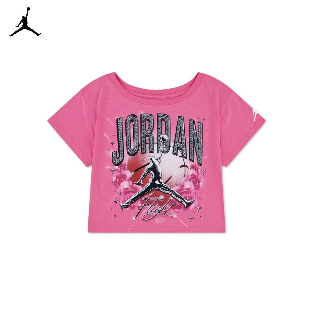 Jordan Girls Rebel Rose T-Shirt (Big Kids)