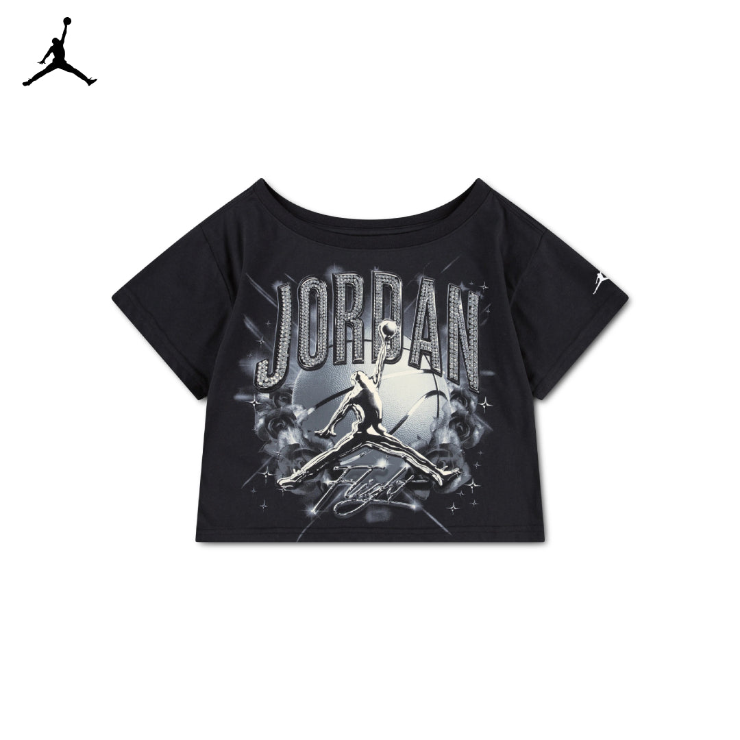 Jordan Girls Rebel Rose T-Shirt (Big Kids)