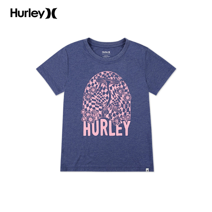 Hurley Girls World Of My Own Future T-Shirt (Big Kids)