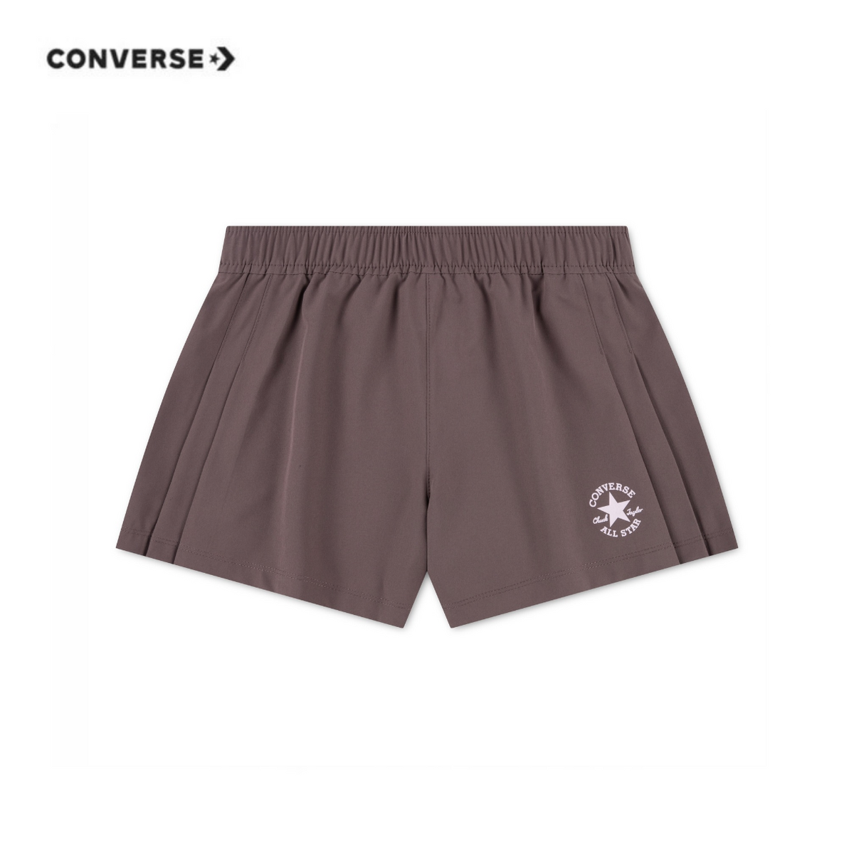 Converse Girls Pleated Woven Shorts (Big Kids)