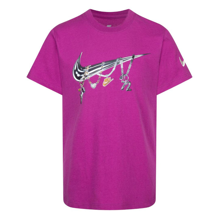 Nike Girls Shine T-Shirt Hot Fuchsia (Toddler)