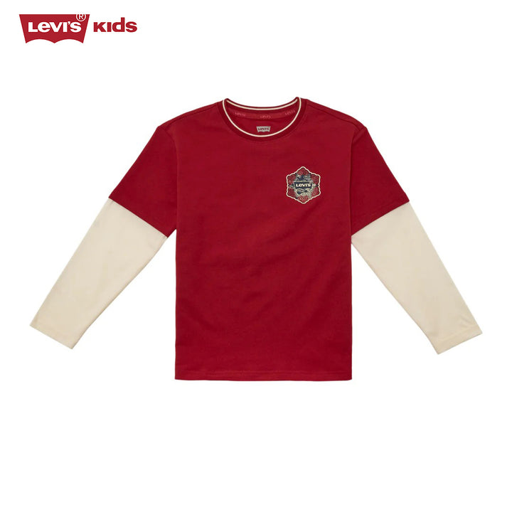 Levi's CNY Long Sleeve T-Shirt (Little Kids)