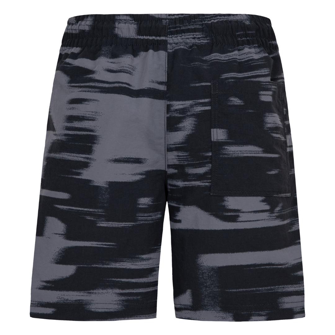 Jordan Boys MJ Flight MVP AOP Black Shorts (Little Kids)