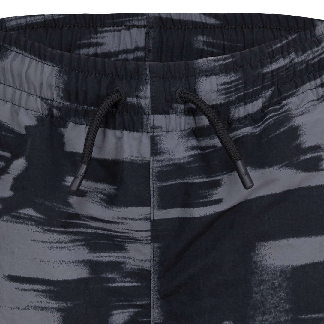 Jordan Boys MJ Flight MVP AOP Black Shorts (Little Kids)