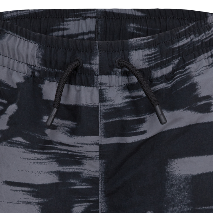 Jordan Boys MJ Flight MVP AOP Black Shorts (Little Kids)