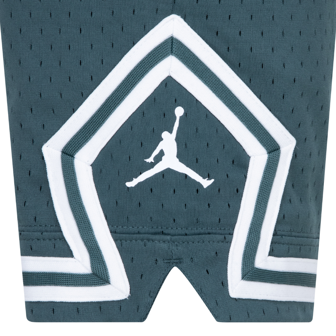 Jordan Boys MJ Dri-Fit Sport Diamond Green Shorts (Little Kids)