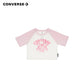 Converse Girls Raglan Sleeve T-Shirt (Little Kids)