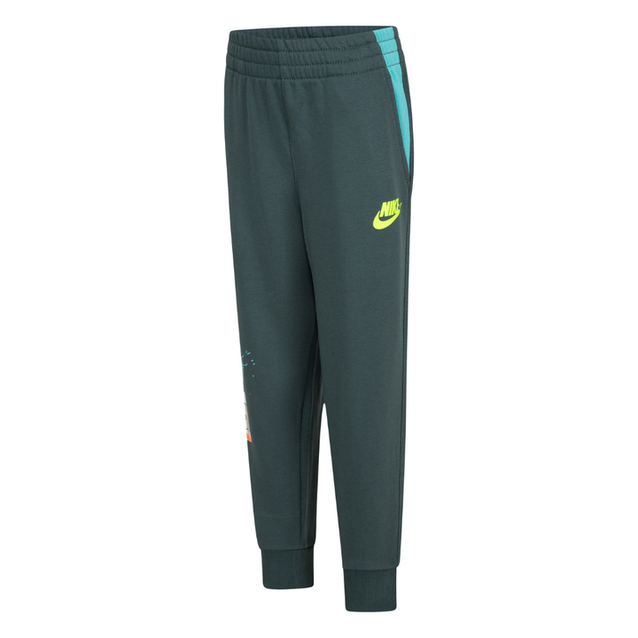 Nike Boys Sportswear Express Yourself Green Joggers (Little Kids)