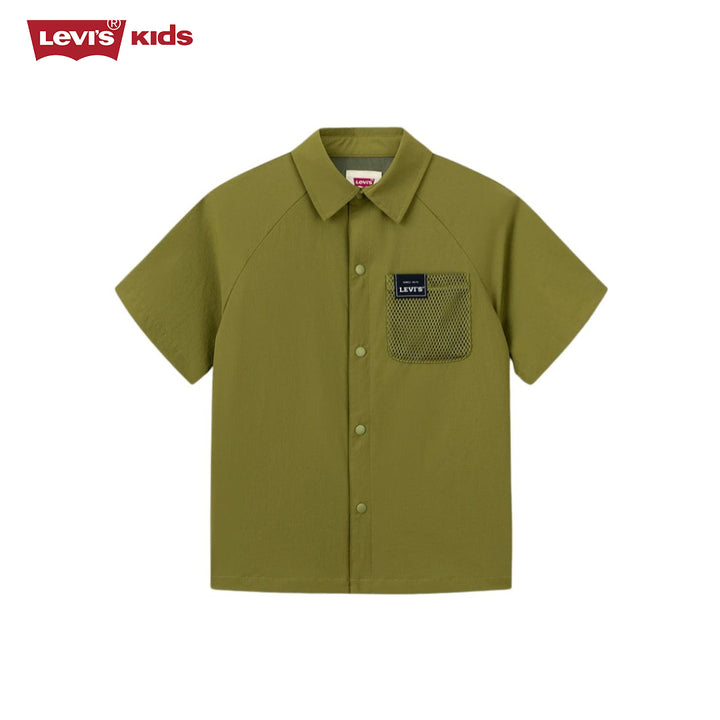 Levi's Boys Raglan Stay Loose Shirt (Big Kids)