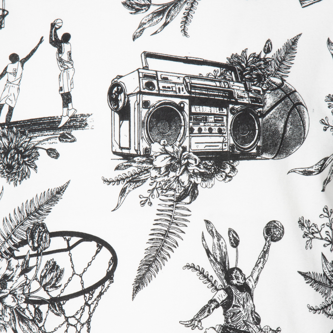 Jordan Boys Sports Sketch White T-Shirt (Little Kids)