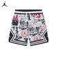 Jordan Boys MJ All-Over-Print Sport Diamond Shorts (Big Kids)