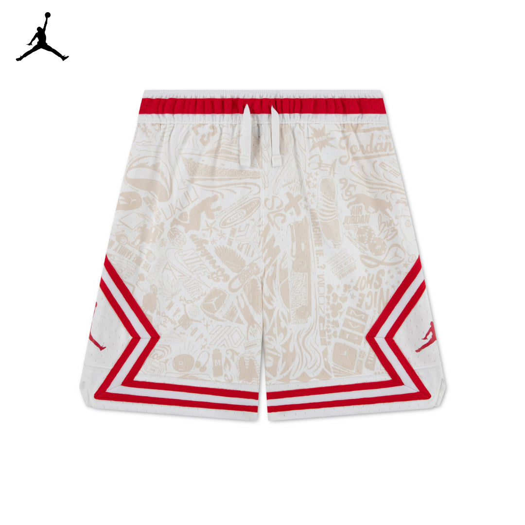 Jordan Boys MJ All-Over-Print Sport Diamond Shorts (Big Kids)