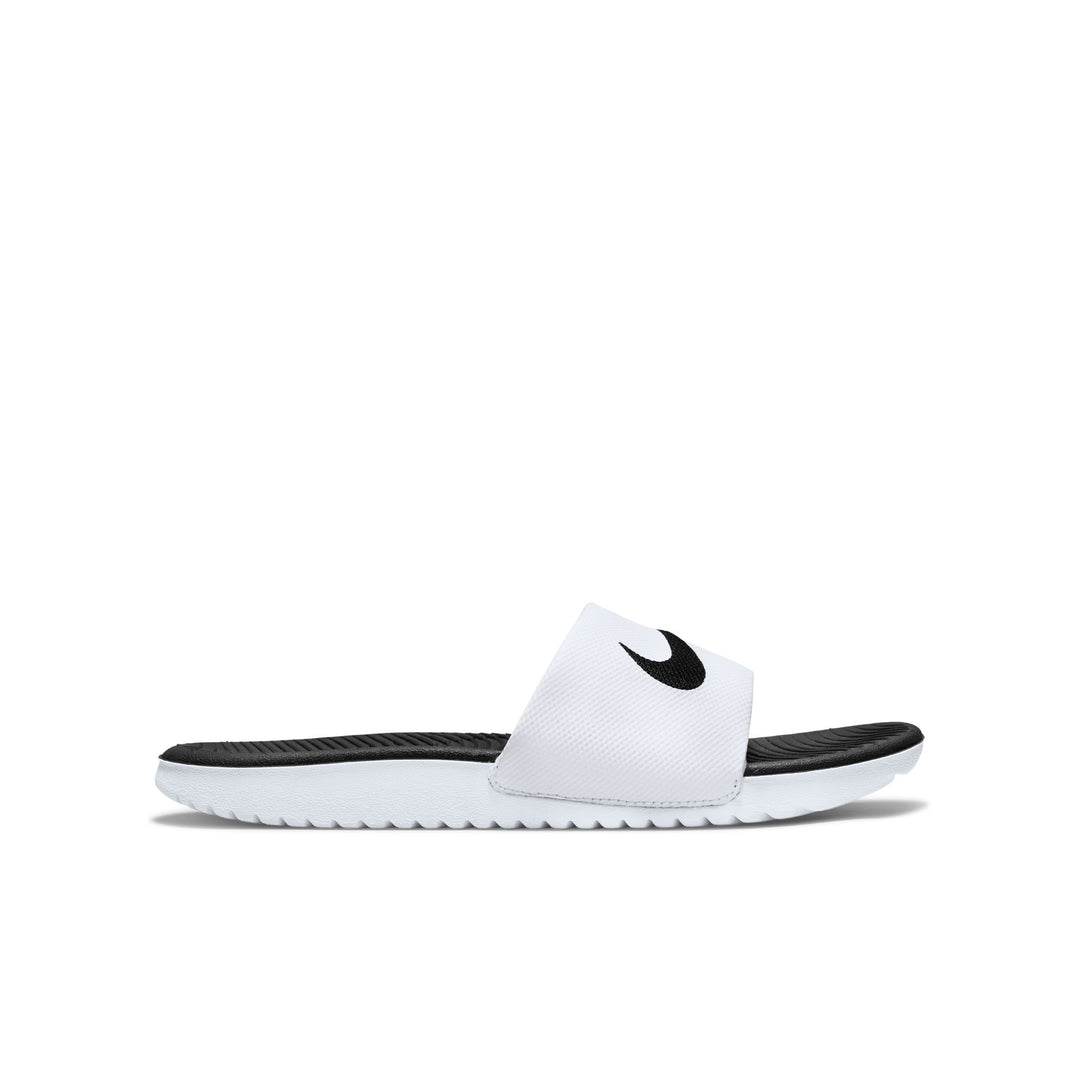 Nike Kawa Slides White Sandals (Little Kids)
