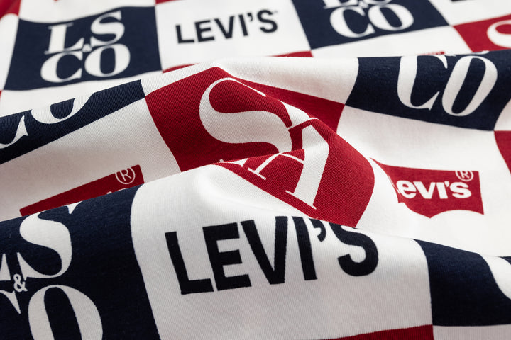 Levi's Boys Checkered Print Cotton Multi-Color T-Shirt (Little Kids)