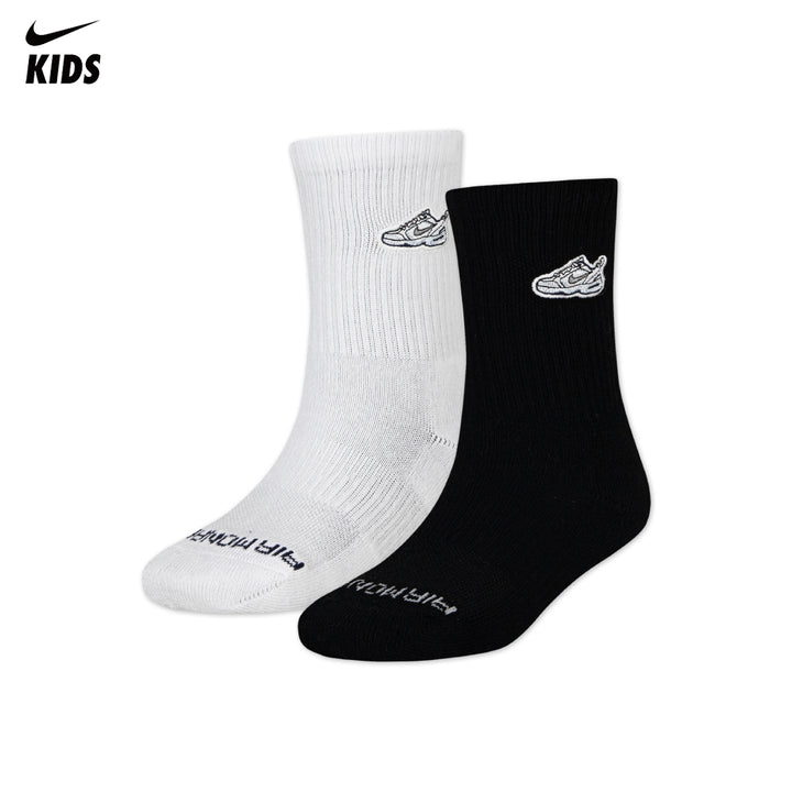 Nike 2-Pack Air Max Cushioned Crew Socks (Little Kids)