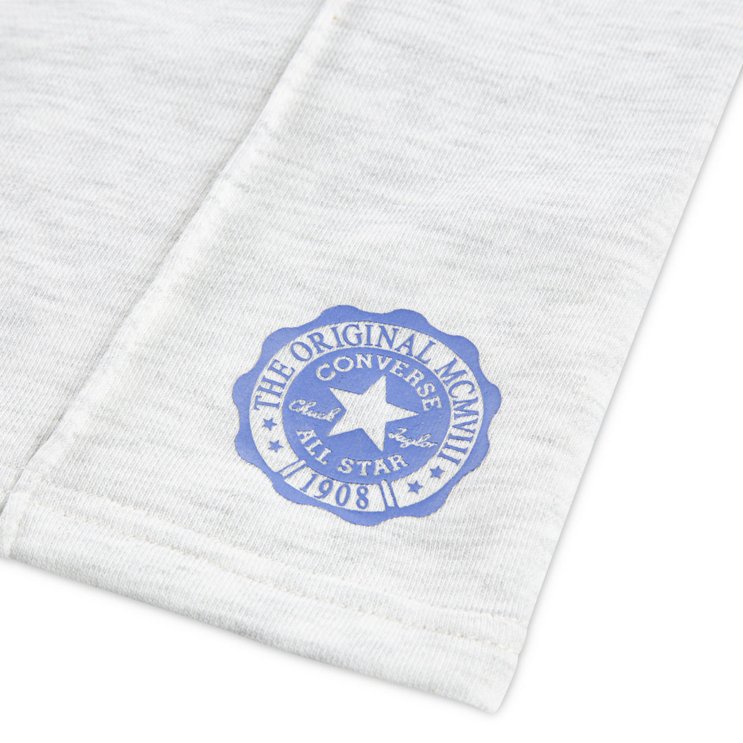 Converse Girls Pintuck Light Gray Shorts (Little Kids)